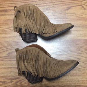 Fringed Bootie